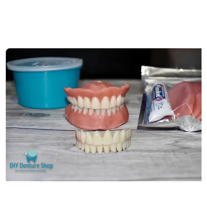 DIY Denture Kit / Partial Upper & Lower Basic Kit NO IMPRESSION MATERIALS - DIY Denture Shop LLC ™