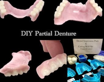 DIY Partial Denture Kit with Dental Impression Kit - DIY Denture Shop LLC ™