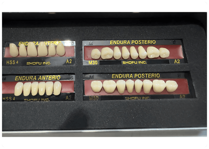 Premium Acrylic Resin Teeth - medium A2 Shade - DIY Denture Shop LLC ™