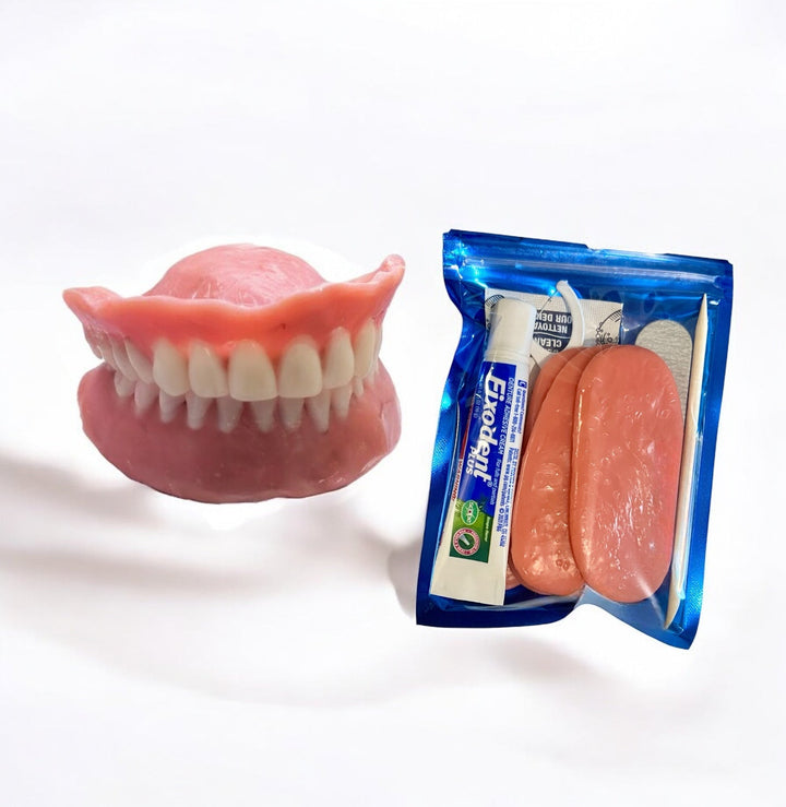 Secure Smile Kit Denture Gum Material Pink or Brown - DIY Denture Shop LLC ™