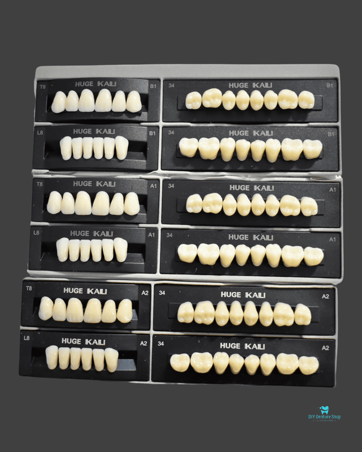 Premium Kaili Acrylic Teeth Set T8/A2 Natural  